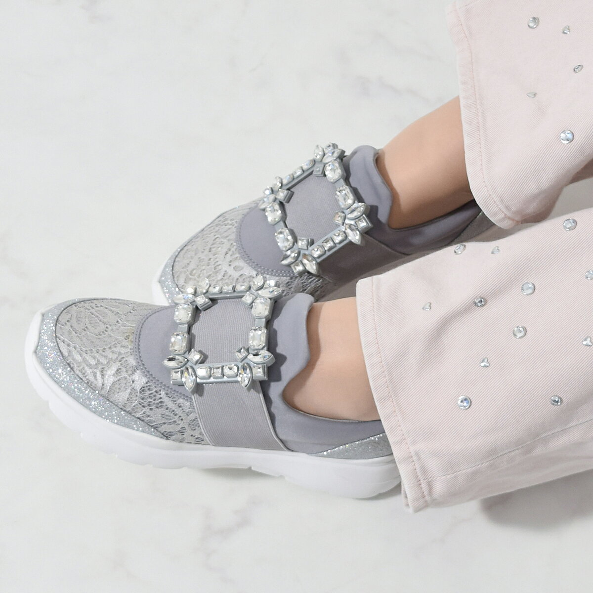 Bridget Birkin ブリジットバーキン バックルスニーカー