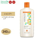 アンダルーナチュラルズ アルガンオイル シアモイスチャー リッチシャンプー 340ml(11.5floz) Andalou Naturals Argan Oil Shea Moisture Rich Shampoo ヘアケア アメリカ うるおい オレンジ