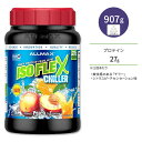 オールマックス アイソフレックス チラー アイソレートプロテイン シトラスピーチセンセーション味 28回分 907g (2lb) ALLMAX ISOFLEX CHILLER ISOLATE POWDER Citrus Peach Sensation