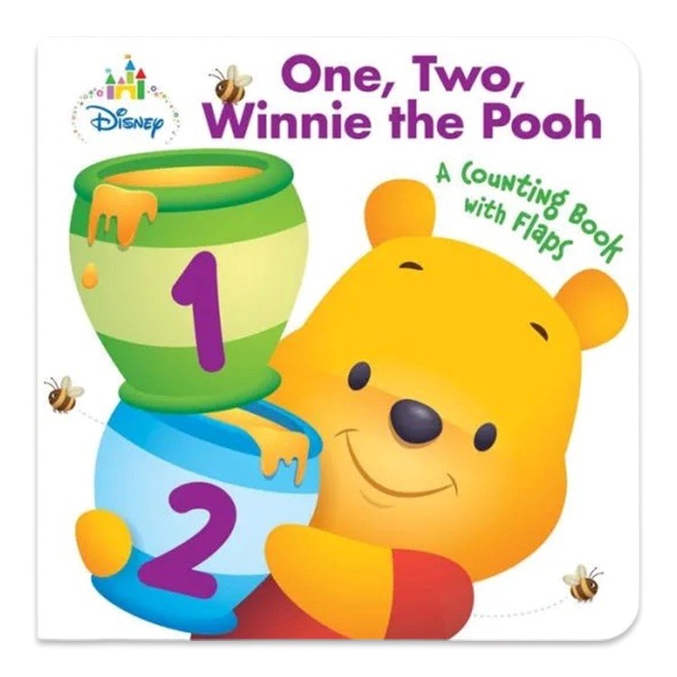 【洋書フェア】 はじめての英語絵本 【洋書】 ワン ツー くまのプーさん ディズニーブックス One, Two, Winnie the Pooh (Disney Baby) Disney Books 数字 1から10まで 数える たのしい ワクワク かわいい ボードブック