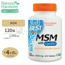 MSM 1500mg 120粒 タブレット Doctor's BEST（ドクターズベスト）