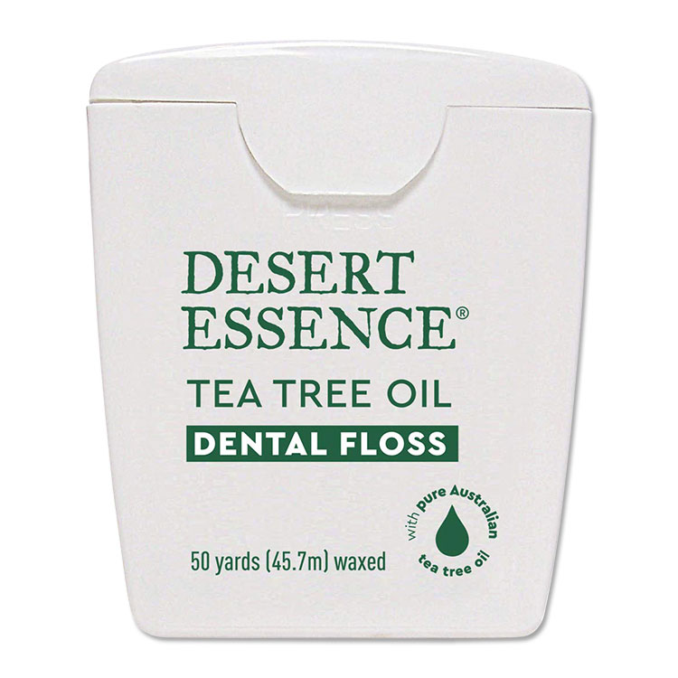 デザートエッセンス ティーツリーオイルデンタルフロス 45.7m (50yd) Desert Essence Tea Tree Oil Dental Floss