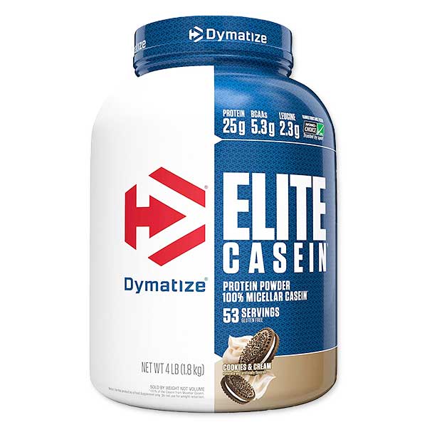 ダイマタイズ エリート カゼインプロテイン クッキー&amp;クリーム味 4lb 1.8kg 約53回分 Dymatize Elite Casein Cookie and Cream カゼインプロテイン 筋トレ トレーニング