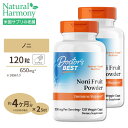 [2個セット] 濃縮ノニ 650mg 120粒 Doctor's BEST（ドクターズベスト） その1