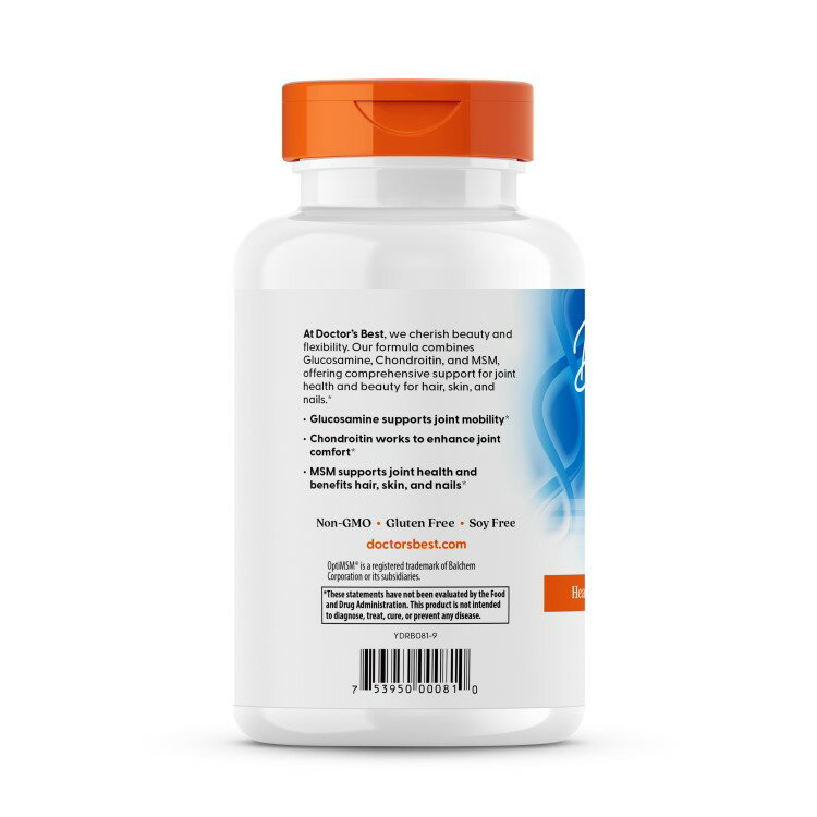 �ɥ��������٥��� ���륳���ߥ� ����ɥ������� MSM 240γ ���ץ��� Doctor's Best Glucosamine Chondroitin MSM �򹯥��ץ���� ����������� ���� ����ꥫ OptiMSM ���ץƥ�MSM ����륵��ե��˥�᥿��