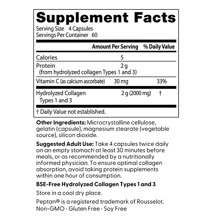 【店内8千円以上1000円OFFクーポン】[潤いあふれる肌をいつまでも]コラーゲン タイプ1&3 2000mg (4粒中) 240粒 Doctors BEST（ドクターズベスト） Collagen Types 1 and 3 with Peptan 500mg 240C 健康サプリメント 栄養補助食品 海外 アメリカ