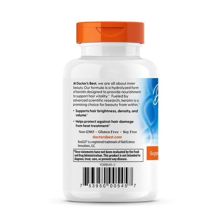 ドクターズベスト 加水分解ケラチン 500mg 60粒 Doctor's Best Hydrolyzed Keratin ベジタブルカプセル サプリメント ヘアケア ネイルケア 健康サプリメント 栄養補助食品 海外 アメリカ harmony-10051550 米国サプリ直販のNatural Harmony サンプル画像3