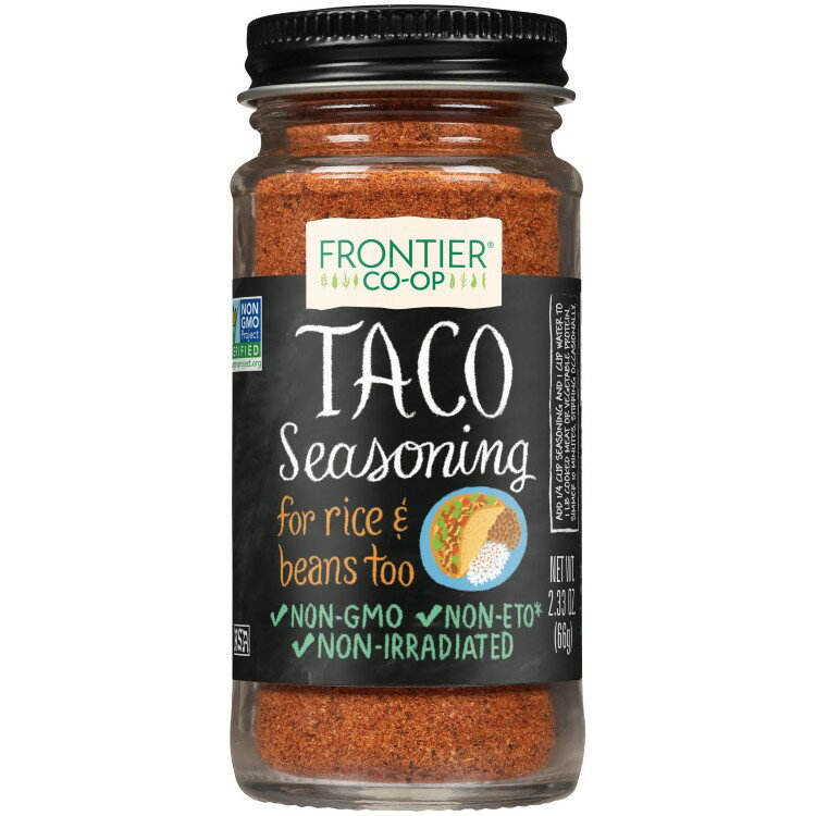 フロンティアコープ タコシーズニングブレンド 66g Frontier Co-op Taco Seasoning Blend 2.33 oz. 【..