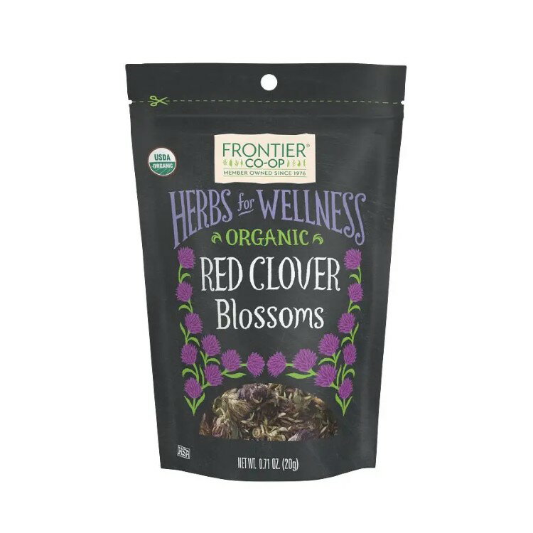 フロンティアコープ レッドクローバー花 全形 オーガニック 20g Frontier Co-op Whole Red Clover Blossoms, Organic 0.71 oz. 【お取り寄せ商品】