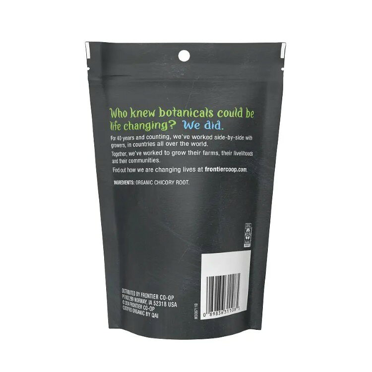 米国サプリ直販のNatural Harmonyのフロンティアコープ チコリルート グラニュール オーガニック 340g Frontier Co-op Roasted Chicory Root Granules, Organic 11.99 oz. 【お取り寄せ商品】｜アングル2