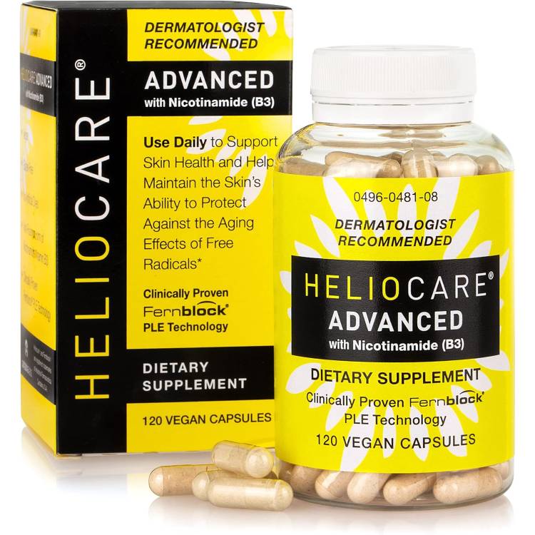 ヘリオケア アドバンス ナイアシンB3 フェーンブロックPLEエキス配合 120ベジカプセル Heliocare Advanced Niacin B3 Supplement 240mg 120 Vegan Capsules 【お取り寄せ商品】