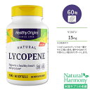 ヘルシーオリジンズ ナチュラル リコピン 15mg 60粒 ソフトジェル HEALTHY ORIGINS Lyc-O-Mato (Lycopene + Olive Oil) サプリメント リコメイト トマト カロテノイド 若々しく めぐり サビ