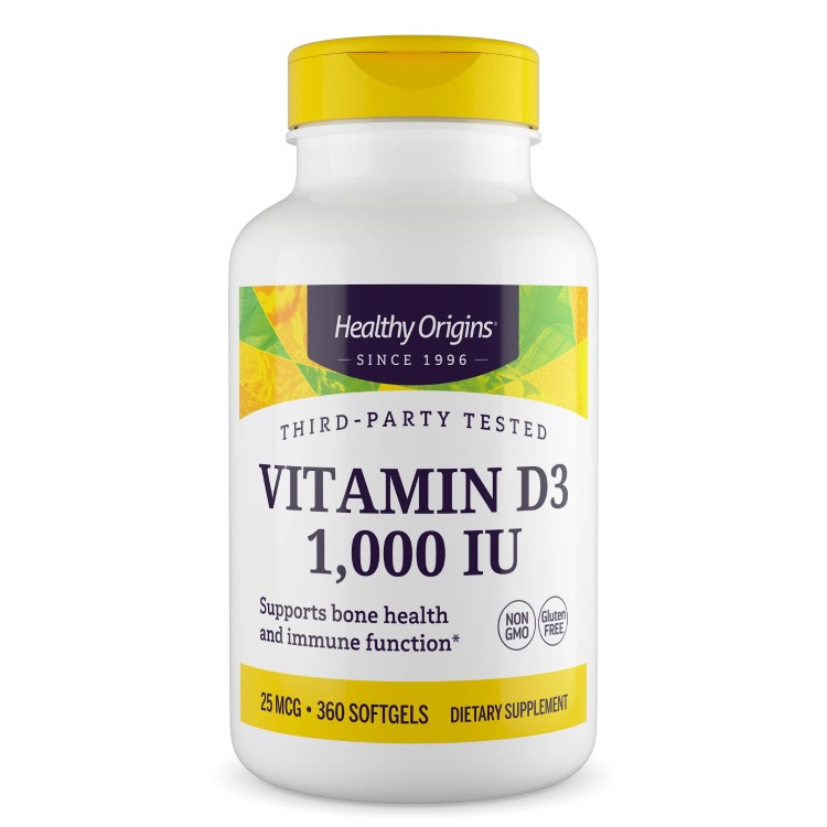 ビタミンD3を1粒あたり1,000IU配合した、リキッドソフトジェルタイプのサプリメントです。毎日の健康習慣に取り入れやすく、日光を浴びる機会が少ない方や、食生活のバランスが気になる方におすすめです。ビタミンDは食事だけでは摂取量が限られる栄養素のひとつです。Healthy Origins Vitamin D3は、飲みやすいソフトジェル形状で、日々の栄養補給を手軽にサポートします。
