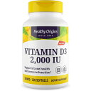 【ポイントUP 7/18~28】ヘルシーオリジンズ ビタミンD3 MCTオイル配合 2,000 IU (120ソフトジェル) Healthy Origins Vitamin D3 Gels 2,000 IU (MCT Oil) 120 Gels 【お取り寄せ商品】【合わせて買いたい】