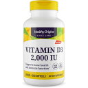 【ポイントUP 7/18~28】ヘルシーオリジンズ ビタミンD3 MCTオイル配合 2,000 IU (360ソフトジェル) Healthy Origins VitaminD3 Gels 2,000 IU (MCT Oil) 360 Gels 【お取り寄せ商品】【合わせて買いたい】