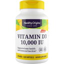 【ポイントUP 7/18~28】ヘルシーオリジンズ ビタミンD3 MCTオイル配合 10,000 IU (120ソフトジェル) Healthy Origins Vitamin D3 Gels 10,000 IU (MCT Oil) 120 Gels 【お取り寄せ商品】【合わせて買いたい】