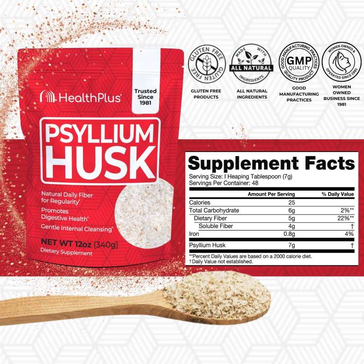 ヘルスプラス サイリウムハスク パウダー 340g (12oz) Health Plus Psyllium Husks Plastic Bag オオバコ 100%ピュア ダイエット 食物繊維 健康サプリメント 栄養補助食品 海外 アメリカ【お取り寄せ商品】【合わせて買いたい】 harmony-10059918 米国サプリ直販のNatural Harmony サンプル画像3