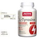 ジャローフォーミュラズ L-チロシン 500mg 100粒 カプセル Jarrow Formulas L-Tyrosine 500MG 100 CAPS サプリ サプリメント チロシン タンパク質 アミノ酸 伝達 集中 落ち着き ヘルスケア 1