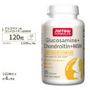 ジャローフォーミュラズ グルコサミン ＋ コンドロイチン ＋ MSM カプセル 120粒 Jarrow Formulas Glucosamine + Chondroitin + M.S.M ..