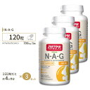 N-A-G 700（N-アセチルグルコサミン） 700mg 120粒 [3個セット] Jarrow Formulas ジャローフォーミュラズ