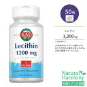 楽天米国サプリ直販のNatural Harmonyカル レシチン 1200mg 50粒 ソフトジェル KAL Lecithin 50 Softgels サプリ 大豆レシチン 液体レシチン ヘルスケア 体づくり 健康サポート めぐり 集中 仕事 勉強 スキンケア