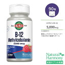 カル ビタミン B-12 メチルコバラミン 5000mcg 90粒 チュアブル ラズベリーフレーバー KAL B-12 Methylcobalamin ActivMelt Raspberry 90 micro tablets サプリ ヘルスケア ビタミンB ビタミン マイクロタブレット