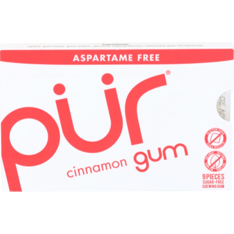 【店内8千円以上1000円OFFクーポン】[12個セット]ピュアガム シナモン アスパルテームフリー Pur Gum C..