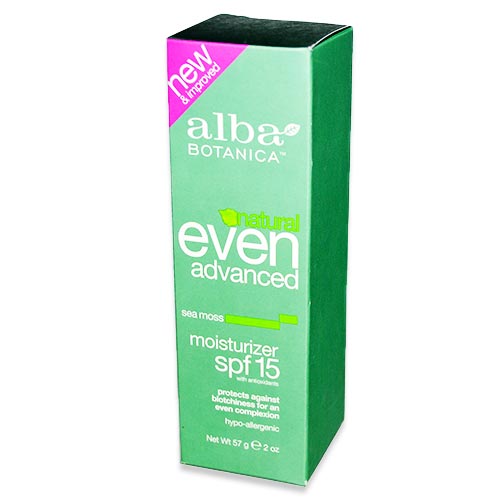 【今だけ半額】alba BOTANICA 保湿日焼け止めクリーム SPF15 シーモス 57g（2oz） アルバボタニカ Moisturizer SPF15 Sea Moss 2oz 57g