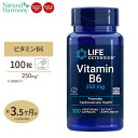 ビタミンB6 250mg 100粒 3ヶ月分 Life Extension (ライフエクステンション)