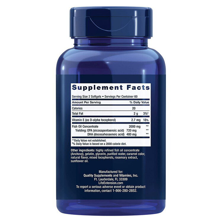 �ڥݥ����UP��1��0��-12��9����[�ٶ����Ż����Ϥ�ȯ������������]�饤�ե������ƥ󥷥�� �ᥬ EPA / DHA ���եȥ����� 120γ Life Extension Mega EPA / DHA ���� ���ᥬ3���û� �ե��å��奪����ڤ����󤻾��ʡ�