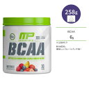 マッスルファーム BCAA パウダー フルーツパンチ味 258g (0.57LBS) MusclePharm Essentials BCAA FRUIT PUNCH アミノ酸 ワークアウト エネルギー補給 ロイシン イソロシン バリン