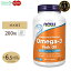 ֥ʥա ᥬ3 եå奪 1000mg 200γ եȥ ʥա NOW Foods Omega-3 softgels EPA DHA ñ åȡפ򸫤