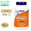 NOW Foods ᥬ3 180γ եȥ ʥա OMEGA-3 180SGELS