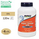 商品説明 ●NOW社の「スーパーEPA」はナチュラルフィッシュオイルを2000mg配合した、EPA高含有タイプのオメガ3サプリメントになります。 ●成分は分子蒸留法によって丁寧に抽出されており、有害化学物質の心配もありません。 ●生活習慣が気になる方、特に食生活が気になる方にオススメです。 消費期限・使用期限の確認はこちら ご留意事項 ●空輸中の温度変化により、粒同士のくっつきが生じる場合があります。ボトルや袋を室温下で数度、強めに振ると離れますのでお試しください。 内容量 / 形状 120粒 / ソフトジェル 成分内容 【2粒中】 カロリー　脂質からのカロリー20kcal20kcal 総脂質　多価不飽和脂肪2g1g コレステロール0mg タンパク質1g未満 天然フィッシュオイル濃縮物　オメガ3脂肪酸　　エイコサペンタエン酸 (EPA)　　ドコサヘキサエン酸 (DHA)2g (2,000mg)720mg480mg 他成分: ソフトジェルカプセル (ゼラチン、グリセリン、水) 、ビタミンE (天然d-アルファトコフェロールとして) アレルギー情報: ※魚 (イワシ、カタクチイワシ、サバ) 、大豆由来ビタミンEが含まれています。 ※イースト、小麦、グルテン、牛乳、卵、貝は含まれていませんが、これらのアレルゲンが含まれている他の成分を処理するGMP工場で生産されています。 ※製造工程などでアレルギー物質が混入してしまうことがあります。※詳しくはメーカーサイトをご覧ください。 ご使用の目安 食品として1日1〜2粒を目安にお水などでお召し上がりください。 メーカー NOW Foods (ナウフーズ) ・成人を対象とした商品です。 ・次に該当する方は摂取前に医師にご相談ください。 　- 妊娠・授乳中 　- 医師による治療・投薬を受けている ・高温多湿を避けて保管してください。 ・お子様の手の届かない場所で保管してください。 ・色の変化が起こる場合がありますが品質には問題はございません。 ・効能・効果の表記は薬機法により規制されています。 ・医薬品該当成分は一切含まれておりません。 ・メーカーによりデザイン、成分内容等に変更がある場合がございます。 ・製品ご購入前、ご使用前に必ずこちらの注意事項をご確認ください。 Super EPA Double Strength - 120Softgels 生産国: アメリカ 区分: 食品 広告文責: &#x3231; REAL MADE 050-3138-5220 配送元: CMG Premium Foods, Inc. さぷりめんと 健康 けんこう へるしー ヘルシー ヘルス ヘルスケア へるすけあ 手軽 てがる 簡単 かんたん supplement health サプリメント あめりか アメリカ DHA EPA ダブルストレングス フィッシュオイル オメガ3 エイコサペンタエン酸 ドコサヘキサエン酸 NOW Foods なうふーず ナウフーズ なう ナウ 生活習慣 さぽーと サポート