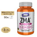 楽天米国サプリ直販のNatural Harmonyナウフーズ ZMA スポーツリカバリー 90粒 ベジカプセル NOW Foods ZMA Sports Recovery Veg Capsules