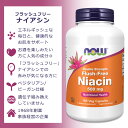 ナウフーズ ダブルストレングスフラッシュフリー ナイアシン 500mg ベジカプセル 180粒 NOW Foods Flush-Free Niacin サプリメント 2