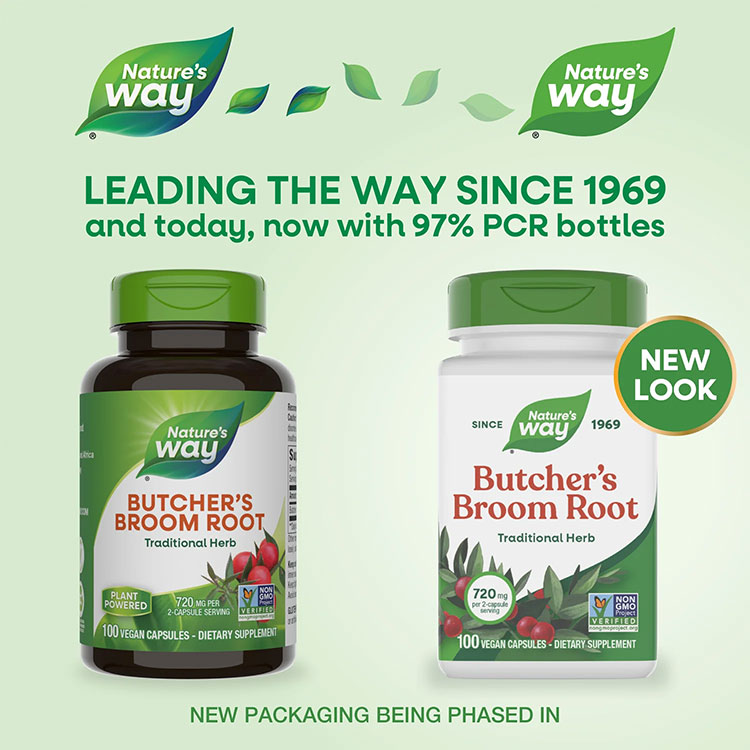 ネイチャーズウェイ ブッチャーズブルーム カプセル 720mg(2粒あたり) 100粒 Nature's Way Butcher's Broom Root 健康サプリメント 栄養補助食品 海外 アメリカ 植物性 ハーブ ナギイカダ 根【お取り寄せ商品】【合わせて買いたい】 harmony-10030027 米国サプリ直販のNatural Harmony サンプル画像3