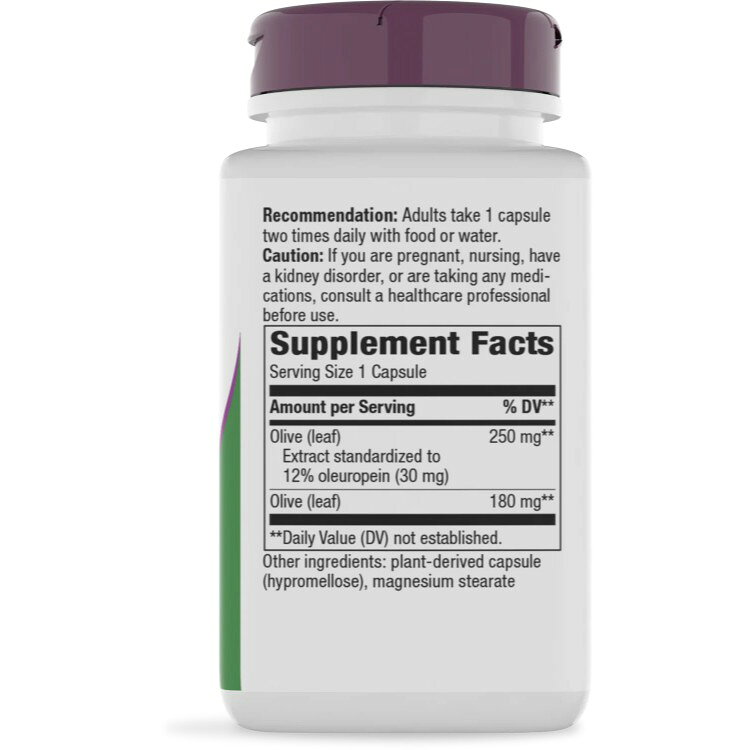オリーブリーフ オレウロペイン12％ 60粒 サプリメント サプリ ポリフェノール 健康食品 Nature's Way ネイチャーズウェイ アメリカ Olive Leaf 60Vcaps ベジタリアンカプセル 健康サプリメント 栄養補助食品 海外 アメリカ【お取り寄せ商品】【合わせて買いたい】 harmony-10000265 米国サプリ直販のNatural Harmony サンプル画像2