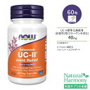 ナウフーズ アドバンスドUC-IIジョイントリリーフ ベジカプセル 60粒 NOW Foods ADVANCED UC-II JOINT RELIEF 非変性II型 サプリメント 健康補助食品 ヘルスケア サポート