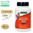 【まとめ買いクーポン対象★3/20 0:00-4/10 23:59】NOW Foods ヒアルロン酸 100mg 120粒 ベジカプセル ナウフーズ Hyaluronic Acid 120vegcapsules