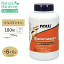 グルコマンナン 575mg 180粒 NOW Foods(ナ