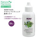 【最大1000円OFFクーポン】ナウフーズ アクティベイティッド 鼻用ミスト 59ml (2.0oz) NOW Foods Nasal Mist 生理食塩水 ミント