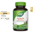 アルファルファ （オーガニック） 405mg 100粒 サプリ グリーンフード アルファルファ 野菜不足 エチケット カプセル 健康食品 Nature 039 s Way ネイチャーズウェイ