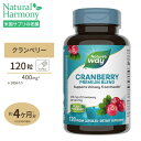 ネイチャーズウェイ クランベリー 濃縮エキス 400mg カプセル 120粒 Nature 039 s way Cranberry Standardized 120Vcap 美容