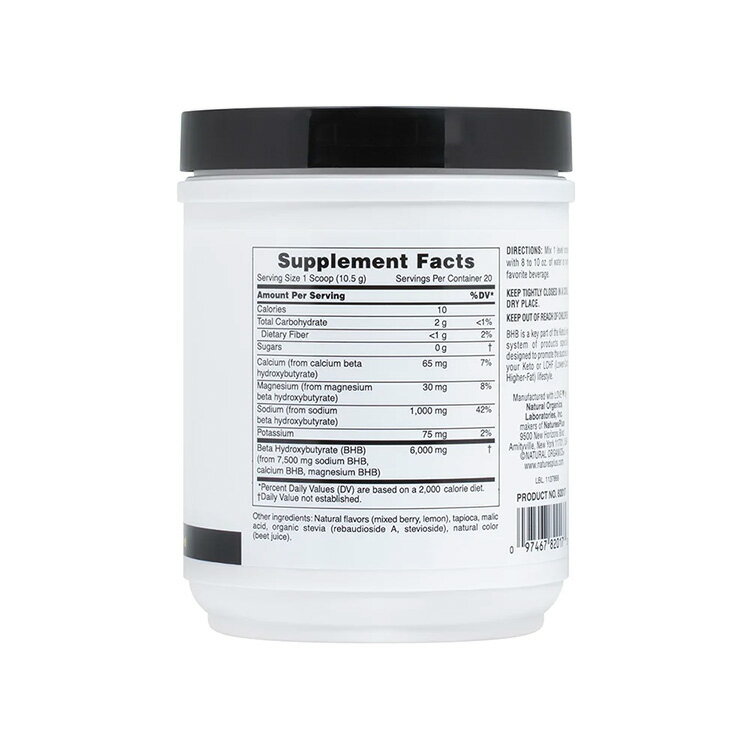 [�ڥȥ�����!]�ͥ����㡼���ץ饹 BHB ���ȥ�ӥ� �٥꡼���͡�����̣ �ɥ�󥯥ߥå����ѥ����� 210g (7.4oz) NaturesPlus KetoLiving BHB Drink Mix ���ȥ��� �򹯥��ץ���� ����������� ���� ����ꥫ