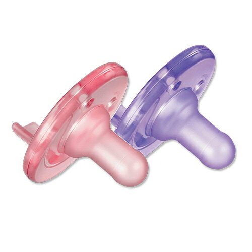 フィリップス スージーおしゃぶり ピンク・パープル 生後0-3ヶ月用 2個入り Philips Avent (フィリップスアベント) 赤ちゃん ベビー はがため 哺乳瓶 ママ 単品 セットのサムネイル