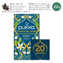 パッカ カモミール バニラ マヌカハニー ハーブティー 20包 32g (1.12oz) PUKKA Chamomile, Vanilla Manuka Honey herbal tea ハーバルティー ティーバッグ カフェインフリー カモミールティー