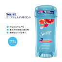 シークレット フレッシュ クリアジェル デオドラント(アルミニウム入り) 繊細なローズの香り 73g (2.6oz) Secret FRESH CLEAR GEL Antiperspirant Deodorant, DELICATE ROSE