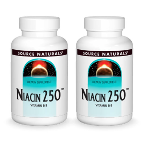 2個セット ソースナチュラルズ ナイアシン 250mg 100粒 Source Naturals Niacin 250mg 100Tablets ナイアシン ダイエット 健康 ビタミン類 ナイアシン配合