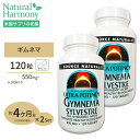  ソースナチュラルズ ギムネマシルベスタ ウルトラポテンシー 550mg 120粒 Source Naturals Gymnema Sylvestre 550mg 120Tablets